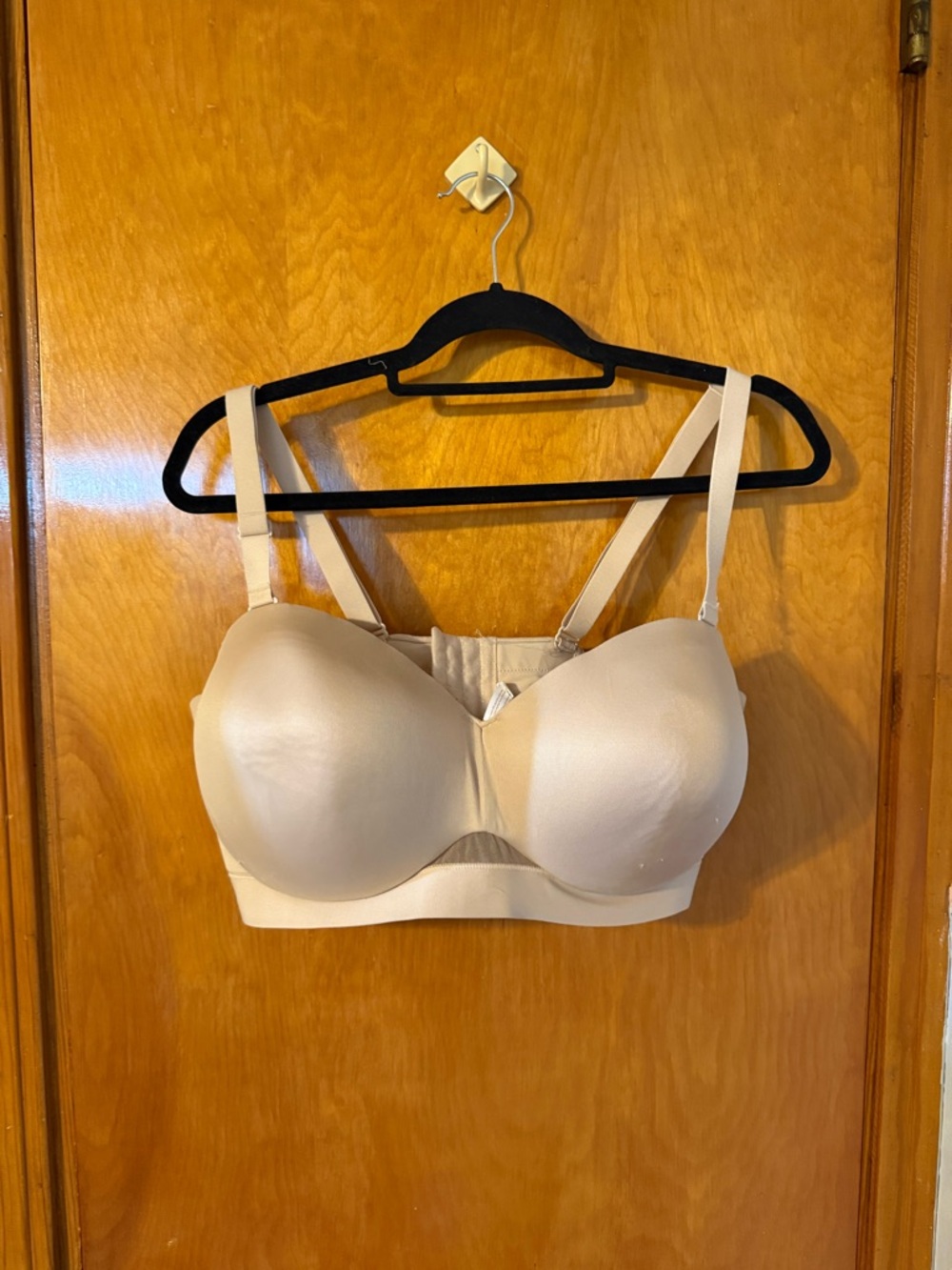 Cacique Seamless Molded Bra in Beige 40DDD